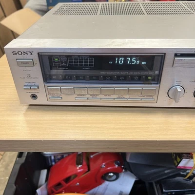 Receptor facial plateado Sony estéreo FM-AM STR-VX5 de colección limpio, probado y funcionando Foto 1 de 4