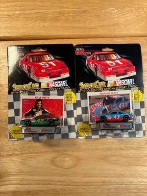 1991 NASCAR Stock Car Set – Kyle Petty #42 Mello Yello & Richard Petty 1/64 Lot - Image 1 of 4