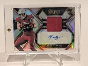 2022 Select TREY McBRIDE Silver Prizm RC Rookie Patch Auto RPA /199 - Picture 1 of 4