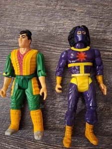 2 Vintage Chuck Norris Karate Kommandos 1986 Kenne Action Figures Ninja Kimo 6" - Picture 1 of 2