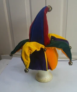 Sombrero Bufón Jingles 3 Cuerno Corte Joker Loco Payaso Bufón Talla Única - Imagen 1 de 4