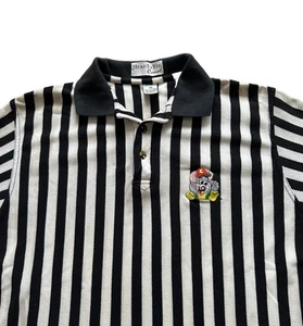 Polo maglietta vintage Chuck E Cheese dipendente arbitro taglia media anni 90 RARA - Foto 1 di 8