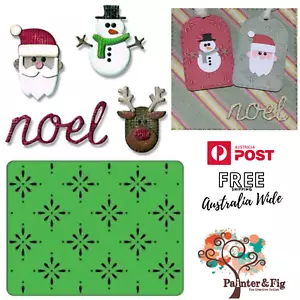 Tim Holtz Christmas Dies, Santa, Snowman, Reindeer, Noel Embossing Folder 663112 - Picture 1 of 9