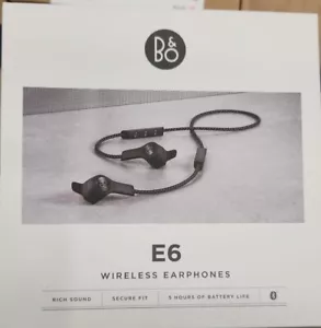 Auriculares inalámbricos Bang & Olufsen BeoPlay Beoplay E6 negros caja abierta - Imagen 1 de 3