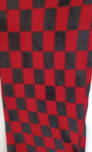 1,80 Yds. Rot/schwarz Büffel Karo Flanell, doppelseitig, für Decken, Basteln, - Bild 1 von 3