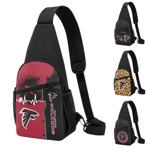 Atlanta Falcons Travel Chest Pack Storage Bag Portable Adult Shoulder Bags Cover