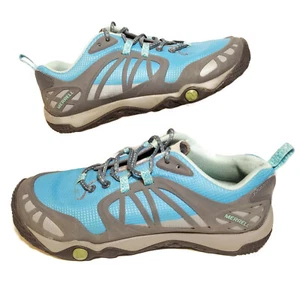 Merrell Proterra Vim Sport Trail Running Shoes Womens 8 Blue Grey Hiking J57258 - Picture 1 of 10