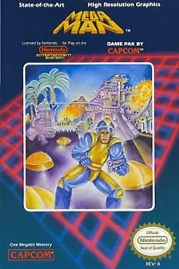 Mega Man Box Kunstposter NES!! Nintendo mehrere Größen verfügbar 11x17-24x36 - Bild 1 von 1