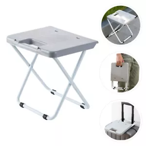 Garden Chair Collapsible Step Stool Balcony Stool Small Folding Stool - Picture 1 of 12