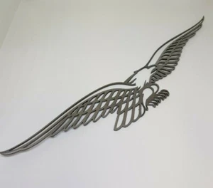 STEMMA METALLO MOTO GUZZI CNC RICAVATO DAL PIENO 22,5 X 5 CM  - Picture 1 of 1