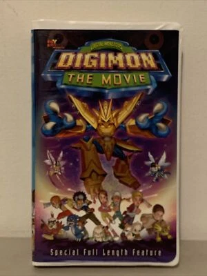 Digimon Digital Monsters The Movie VHS 2001 Special Full Length Feature - Image 1 of 2