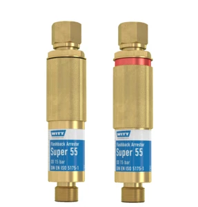 RESETTABLE COLLAR OXYGEN FLASHBACK ARRESTOR WELDING - SUPER55 RIGHT HAND THREAD - Picture 1 of 1