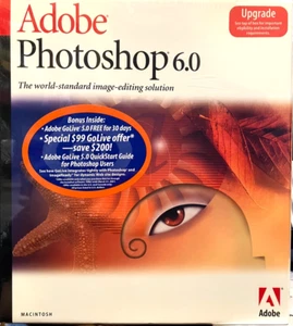 Adobe Photoshop 6.0 Upgrade for Macintosh Brand New Sealed - Picture 1 of 1