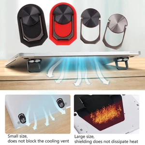 2PCS Laptop Base Bracket Support For Tablet Keyboard Mini Cooling Stand Feet - Bild 1 von 16