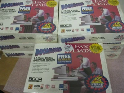M144IW BOCAMODEM 14.4 Kbps MODEM-LOT OF (8)-NEW - Image 1 of 4