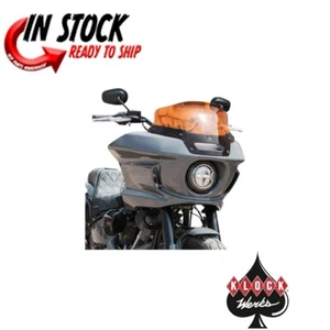 KLOCK WERKES FLARE WINDSHIELD ORANGE 6" 2022-24 SOFTAIL LOW RIDER ST FXLRST - Bild 1 von 3