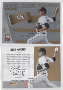 2010 Donruss Elite Extra Edition School Colors Deck McGuire #14