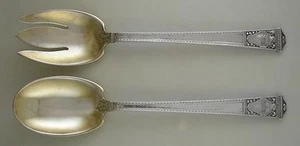 Tiffany SAN LORENZO Sterling salad set with vermeil (gold wash) bowls (1916) - Picture 1 of 1