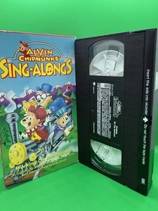 VHS Alvin And The Chipmunks Sing-Alongs Working On The Railroad Animated - Picture 1 of 2