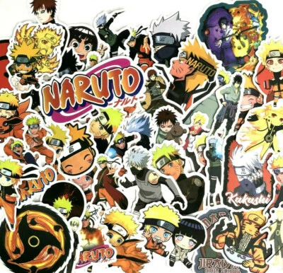 50 piezas Anime Naruto Uzumaki Ninja Clash PC Laptop PS XBOX Notebook Teléfono Pegatinas Foto 1 de 4
