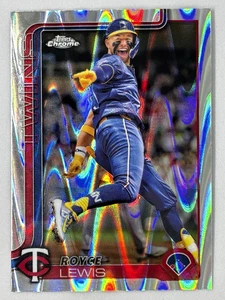 2025 Topps Chrome - Royce Lewis Raywave Refractor #254 Minnesota Twins - Picture 1 of 2