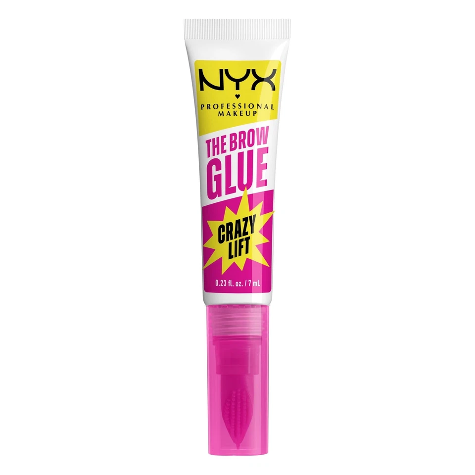 NYX Professional Makeup The Brow Glue Crazy Lift, Clear, 0.23 fl oz - Image 1 of 1