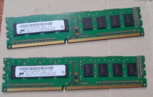 2x 2 GB DDR3 PC Ram PC3-12800 For Standard PC 4 GB  in Total (MT) - Picture 1 of 1