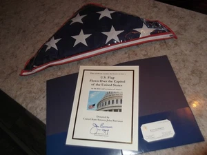 US-amerikanische Flagge über Hauptstadt geflogen 2018 Trump Ära Wyoming Sen John Barrasso - Bild 1 von 4