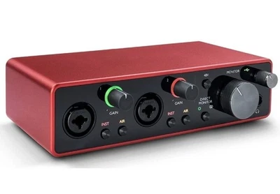‌Interfaz de audio USB Focusrite Scarlett 2i2 3ª generación con alimentación Phantom de 48 V Foto 1 de 4