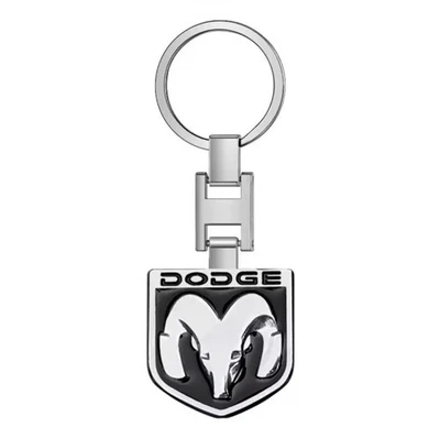 MARKENLOS Dodge Schlüsselanhänger Keychain Auto Schlüssel Ring Silber Schwarz Für Dodge