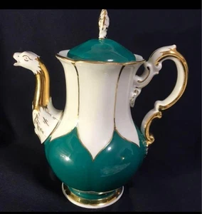 Meissen vaso verde oro lucido forma B dal Giappone - Foto 1 di 5