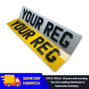 UK Standard Number Plates Premium Quality | 2D | 3D | 4D | 100% Road & MOT Legal - Picture 1 of 6