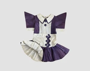 VTG 1930s Little Girl’s Dance Dress Drop Waist Majorette Handmade Purple Taffeta - Picture 1 of 9