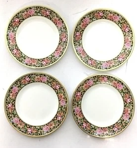4 pcs Wedgwood Clio Full Rim Border Plate D20.5cm/8.1" Salad Dessert Born China - Picture 1 of 9