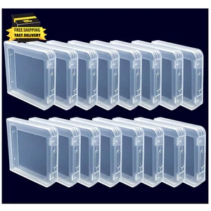 16PCS Transparent Game Cartridge Case Clear Game Card Box Protective Single Cart - Picture 1 of 8