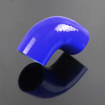 Fit For 2 11/16 " 90 Degree Elbow Silicone Hose Turbo Intake Radiator Pipe Blue - Image 1 of 4
