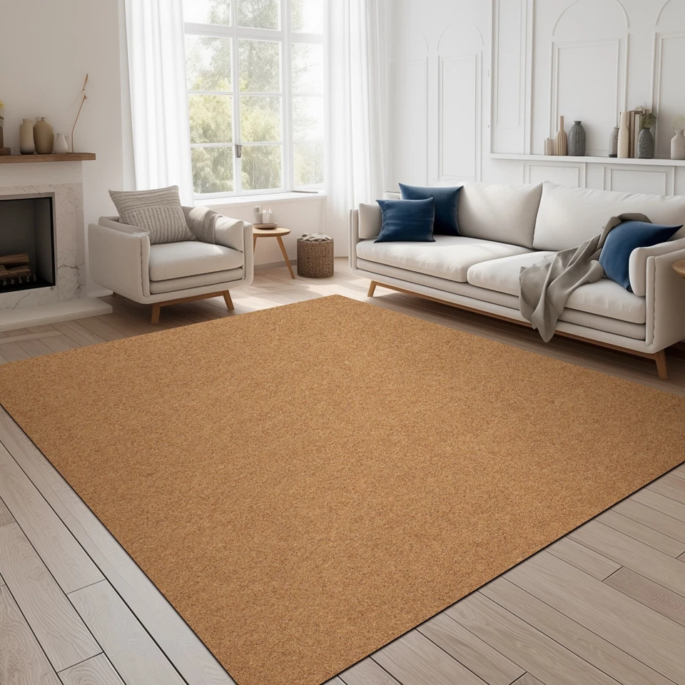 Area Rugs for Living Room or Bedroom, Dark Beige Carpet Runner Rug Indoor Mat - Image 1 of 4