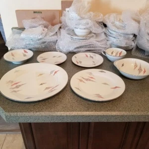62 Piece Very Rare Vtg Noritake 228 Japan Tropica Angelfish Porcelain-Read Desc - Picture 1 of 9