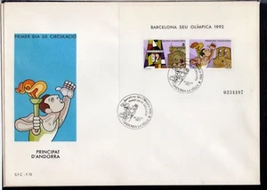 Andorra Española Games Olympic Barcelona 92 Over Year 1987 (DY-375) - Picture 1 of 1