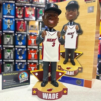DWAYNE WADE Miami Heat NBA "Draft Day" Limited Edition NBA Bobblehead - Image 1 of 4
