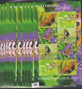 LK 10X PENRHYN 2020 - MNH - BUTTERFLIES - NATURE - WHOLESALE - Afbeelding 1 van 1