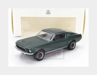 1:43 NOREV Ford Usa Mustang Gt Fastback Coupe 1968 Satin Green Met NV270583 - Immagine 1 di 2