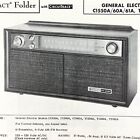 Vintage 1962 GE Radio C1550A 60A 61A T1250A 60A 61A Kabel Schaltplan Servicehandbuch