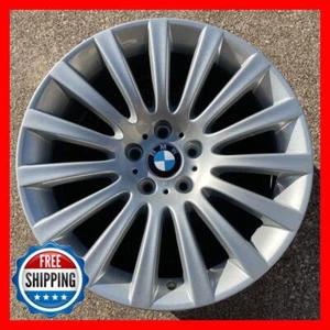 BMW 535i GT 740i 760i 2009-2017 Factory OEM Wheel 19X8.5" Rim 71332 w/ Cap #R - Picture 1 of 3