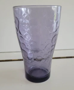 CIRCLEWARE BICCHIERE AMETISTA VIOLA BOLLE 5,5 POLLICI CONTIENE 14 OZ - Foto 1 di 6
