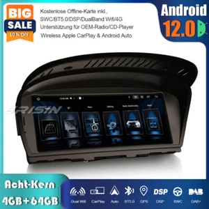 IPS Autoradio Android 13 Navi CarPlay BT BMW 3er E90 E91 E92 5er E60 E61 E63 E64 - Bild 1 von 22