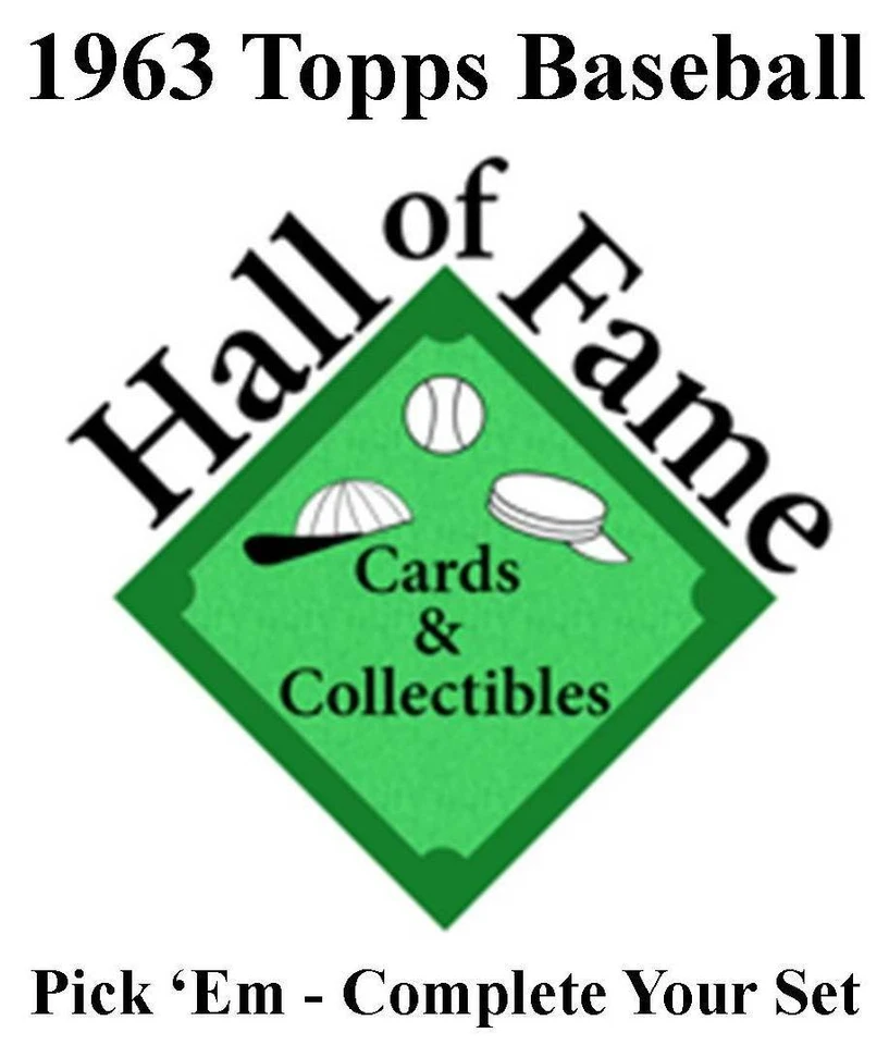 1963 Topps Baseball (447-522) EX Condition Pick 'Em Complete Your Set - Image 1 of 1