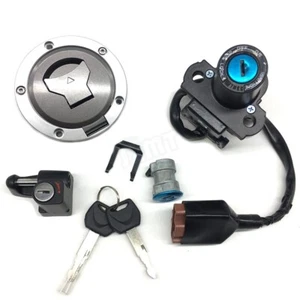 Ignition Switch Fuel Gas Cap Seat Lock Set Fit For Honda CRF250R/250RL 2014-2020 - Picture 1 of 7