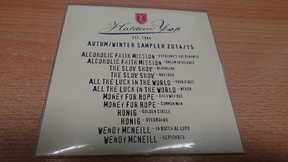 Haldern Pop - Autumn/ Winter Sampler 2014/2015 CD-R - Bild 1 von 1