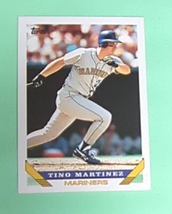 Tarjeta de béisbol Topps Seattle Mariners 1993 #232 Tino Martínez - Imagen 1 de 2